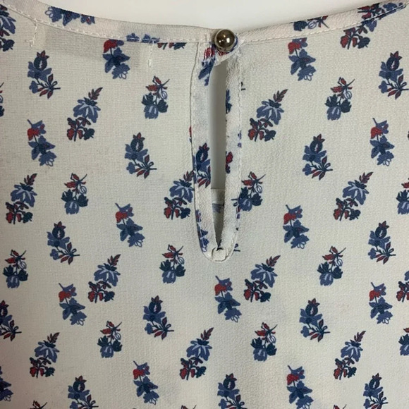 Luisa Made  In Italy Floral Paisley Blouse Size Large - Picture 8 of 11